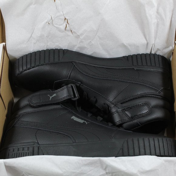 PUMA Women's Carina 2.0 Mid Sneaker - Black 10M - Picture 5 of 7